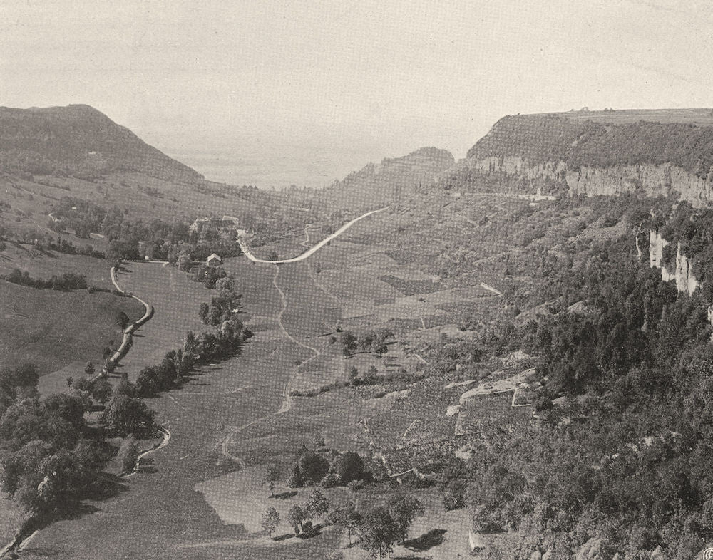 JURA. La culée de Vaux 1905 old antique vintage print picture